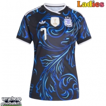 Argentina Rodrigo De Paul #7 Replica Away Shirt Ladies World Cup 2026 Short Sleeve